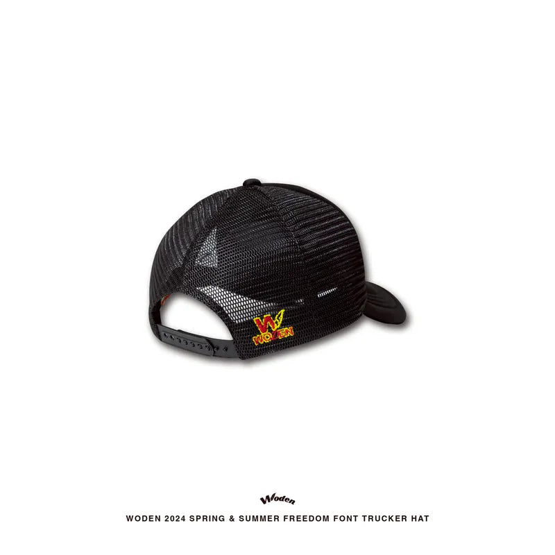WODEN 2025 Spring & Summer 033 Freedom Font Trucker Hat