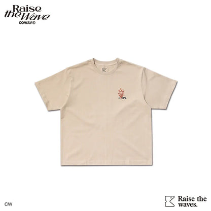COWAVE 2025 Spring & Summer Doodle Flowers Tee