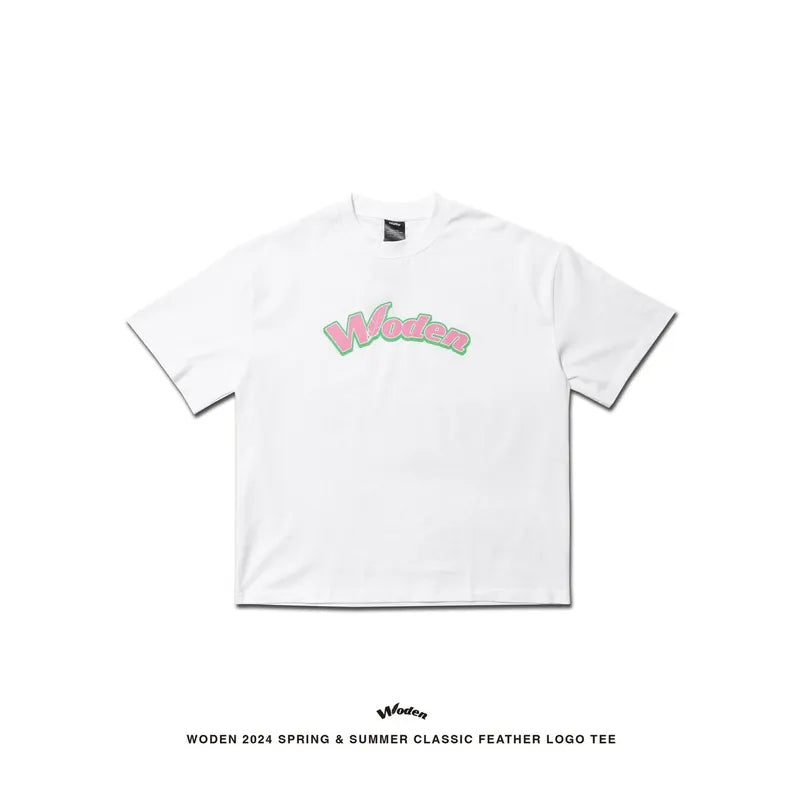 WODEN 2024 Spring & Summer 010 Classic Feather LOGO tee