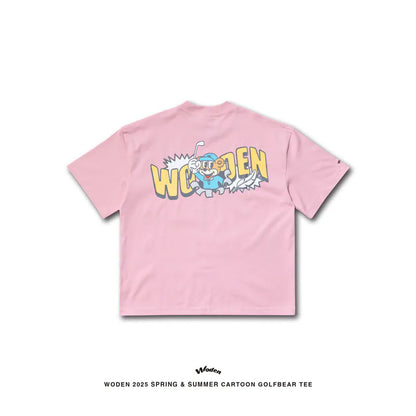 WODEN 2025 Spring & Summer 026 Cartoon Golfbear Tee