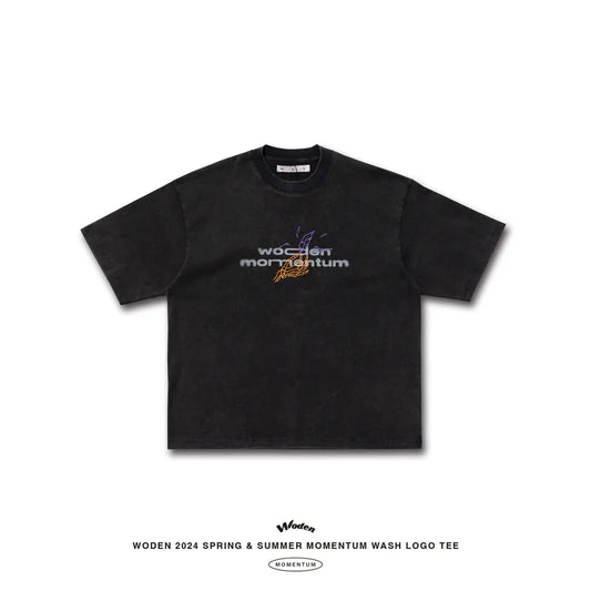 WODEN 2024 Spring & Summer 071 Momentum Wash LOGO Tee