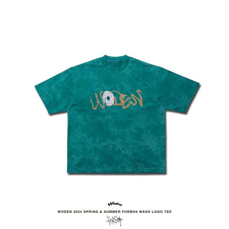 WODEN / Furbo9 2024 Spring & Summer 022 Wash LOGO Tee