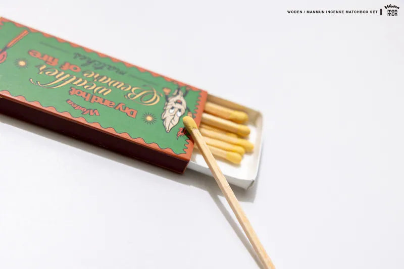 WODEN / manmun Incense Matchbox Set