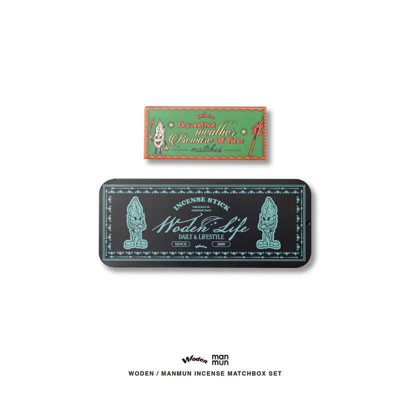 WODEN / manmun Incense Matchbox Set