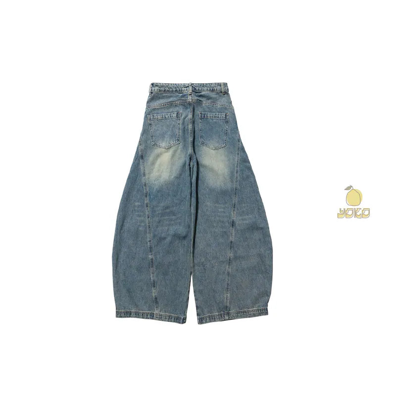 YOKO 25FW 素面彎刀褲