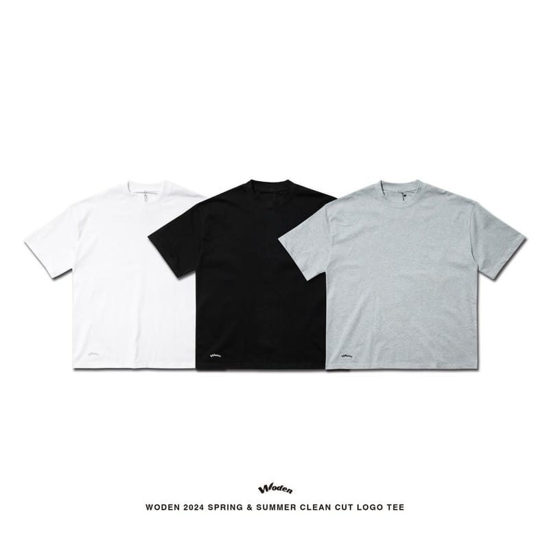 WODEN 2024 Spring & Summer 009 Clean cut LOGO Tee