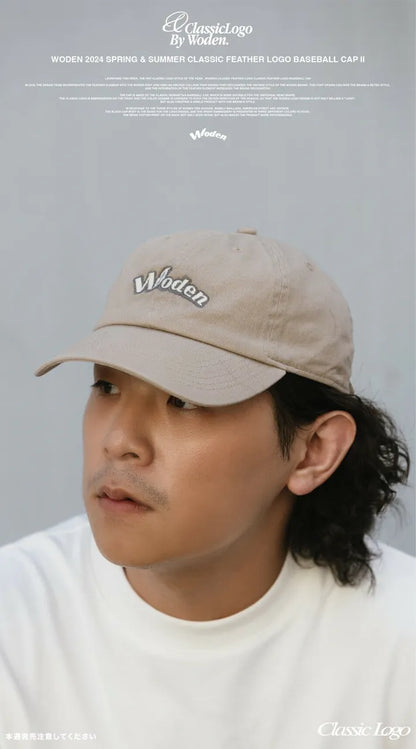 WODEN 2024 Spring & Summer 049 Classic Feather LOGO Baseball Cap II