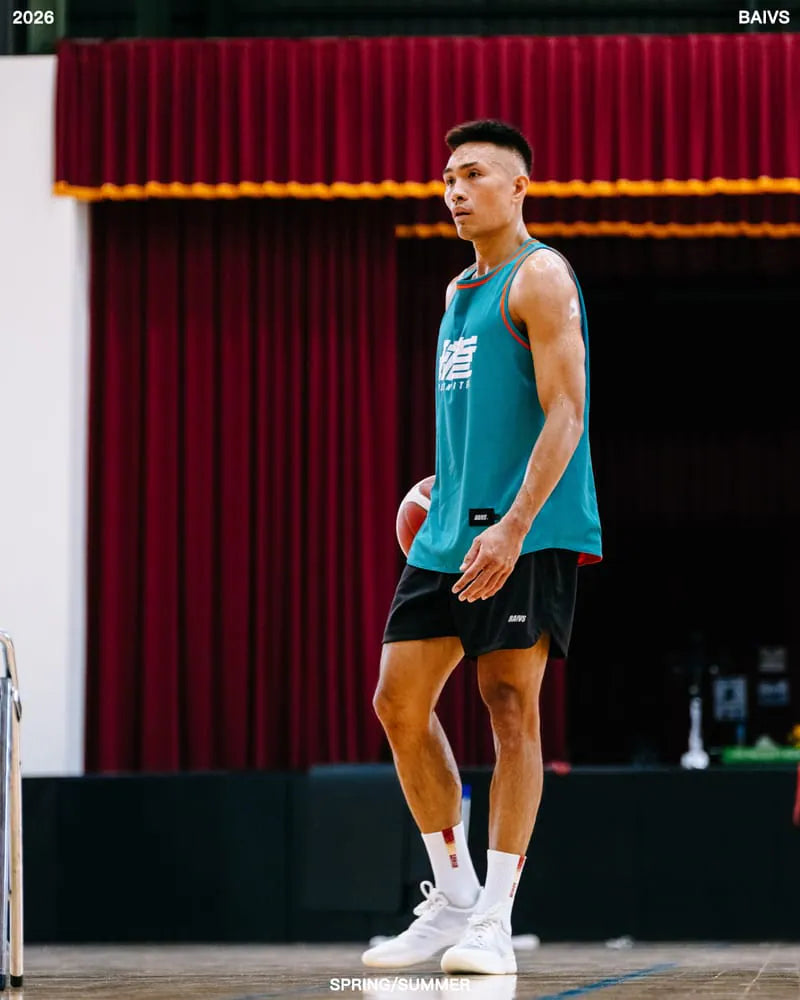 BAIVS 異材質拼接雙面球衣