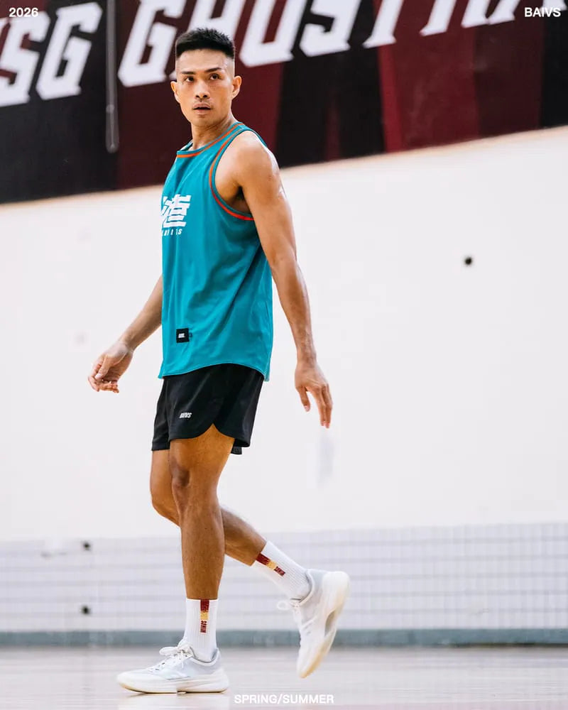 BAIVS 異材質拼接雙面球衣
