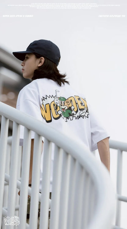 WODEN 2025 Spring & Summer 026 Cartoon Golfbear Tee