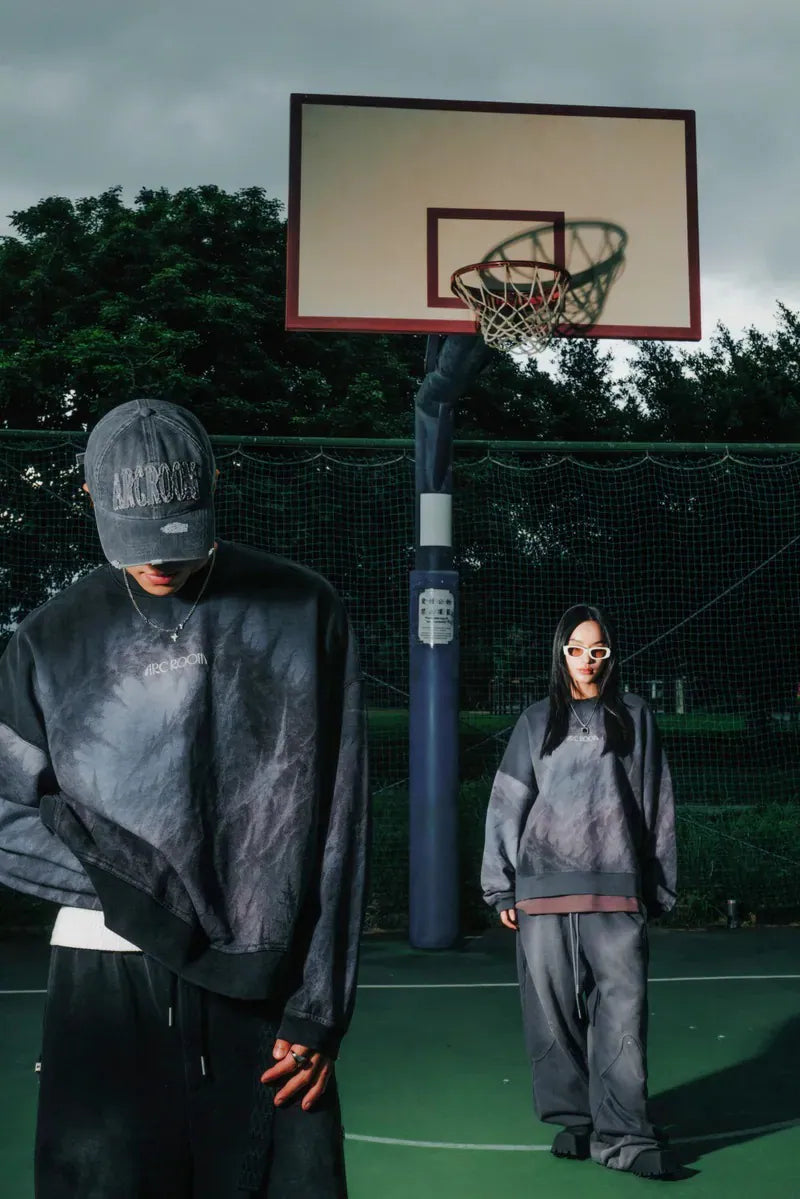 ARC THORN WASHED LOGO CREWNECK