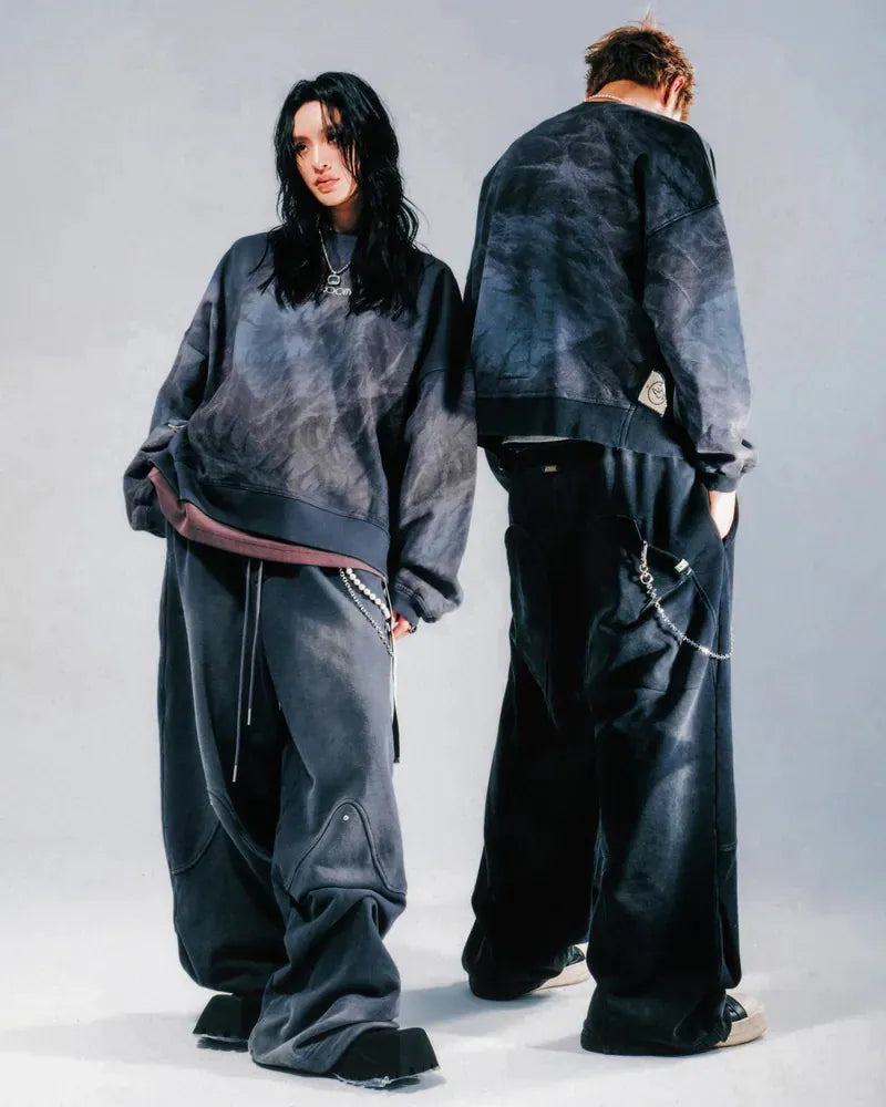 ARC THORN WASHED LOGO CREWNECK