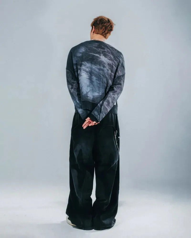 ARC THORN WASHED LOGO CREWNECK