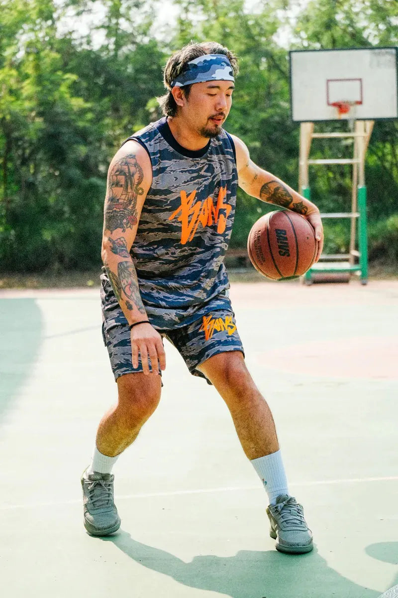 BAIVS 24AW Texture Shorts - 虎斑迷彩