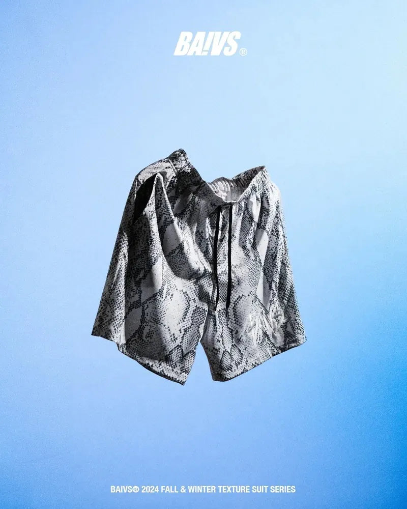 BAIVS 24AW Texture Shorts - 虎斑迷彩