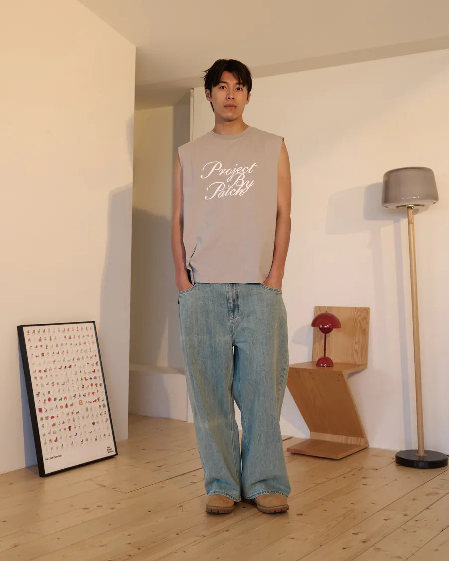 P.B.P VINTAGE LOOSE-FIT TANK TOP