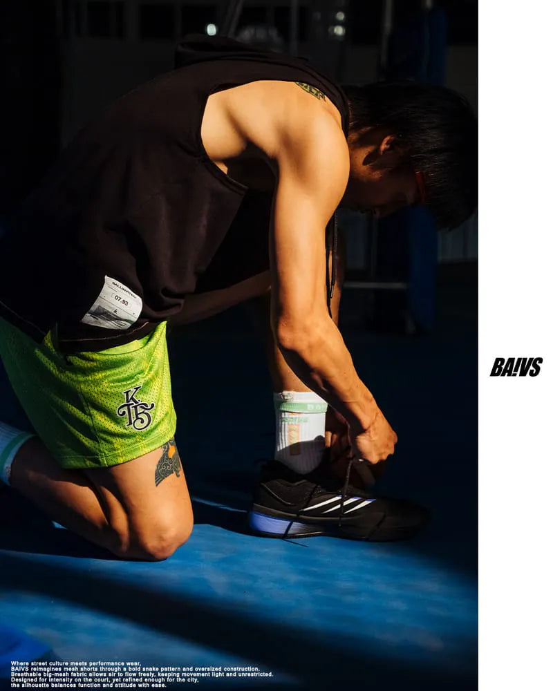 BAIVS SNAKE PATTERN SHORTS
