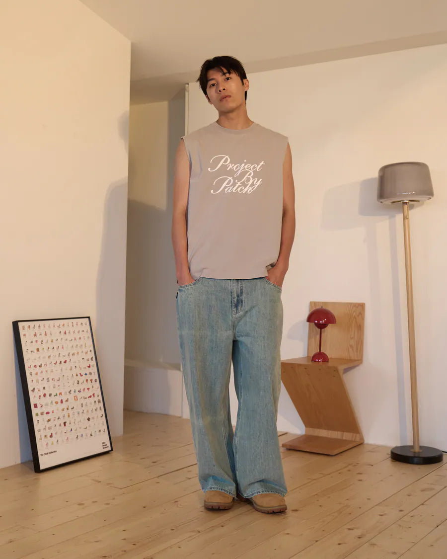 P.B.P VINTAGE LOOSE-FIT TANK TOP