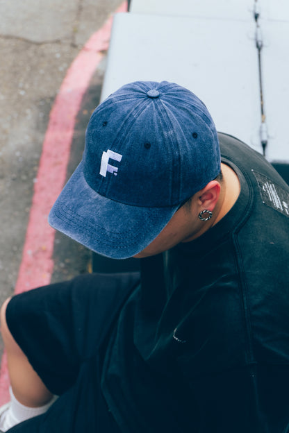 VINDAY x Turnover 2024 Spring & Summer Forgotten Washed Logo Cap