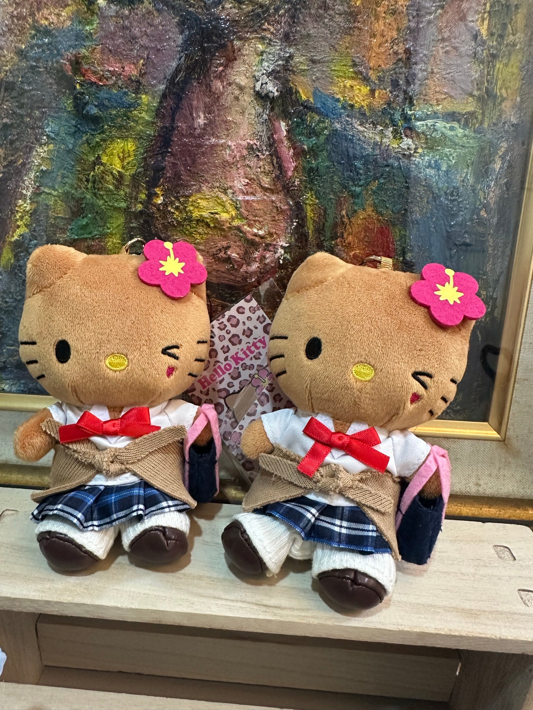 🇯🇵tiny tiny聯名高校制服kitty愛心扣吊飾