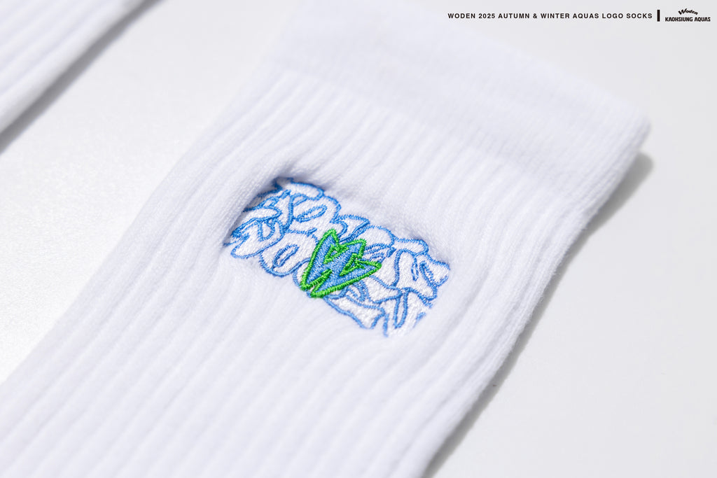 WODEN / AQUAS 2025 Autumn & Winter LOGO Socks