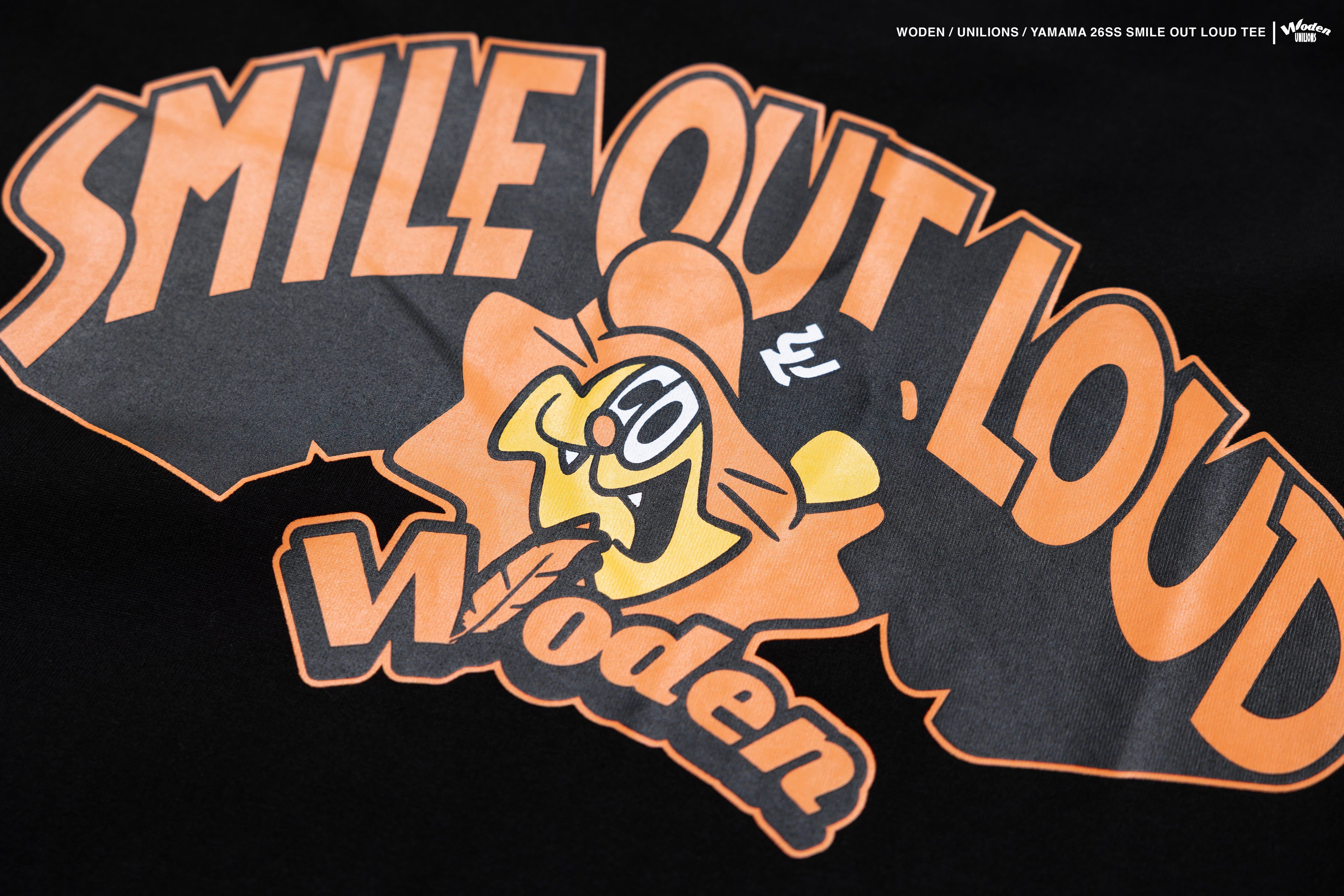 WODEN 2026 Spring & Summer 011  Unilions x Yamama Smile Out Loud Tee