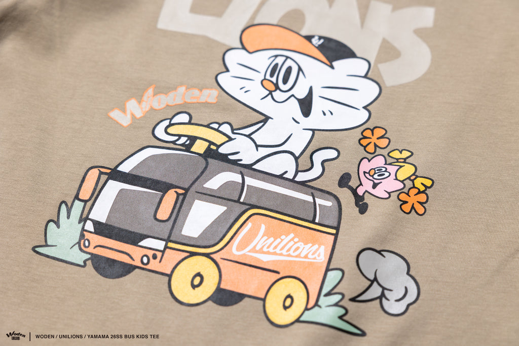 WODEN 2026 Spring & Summer 014  Unilions x Yamama Bus Kids Tee