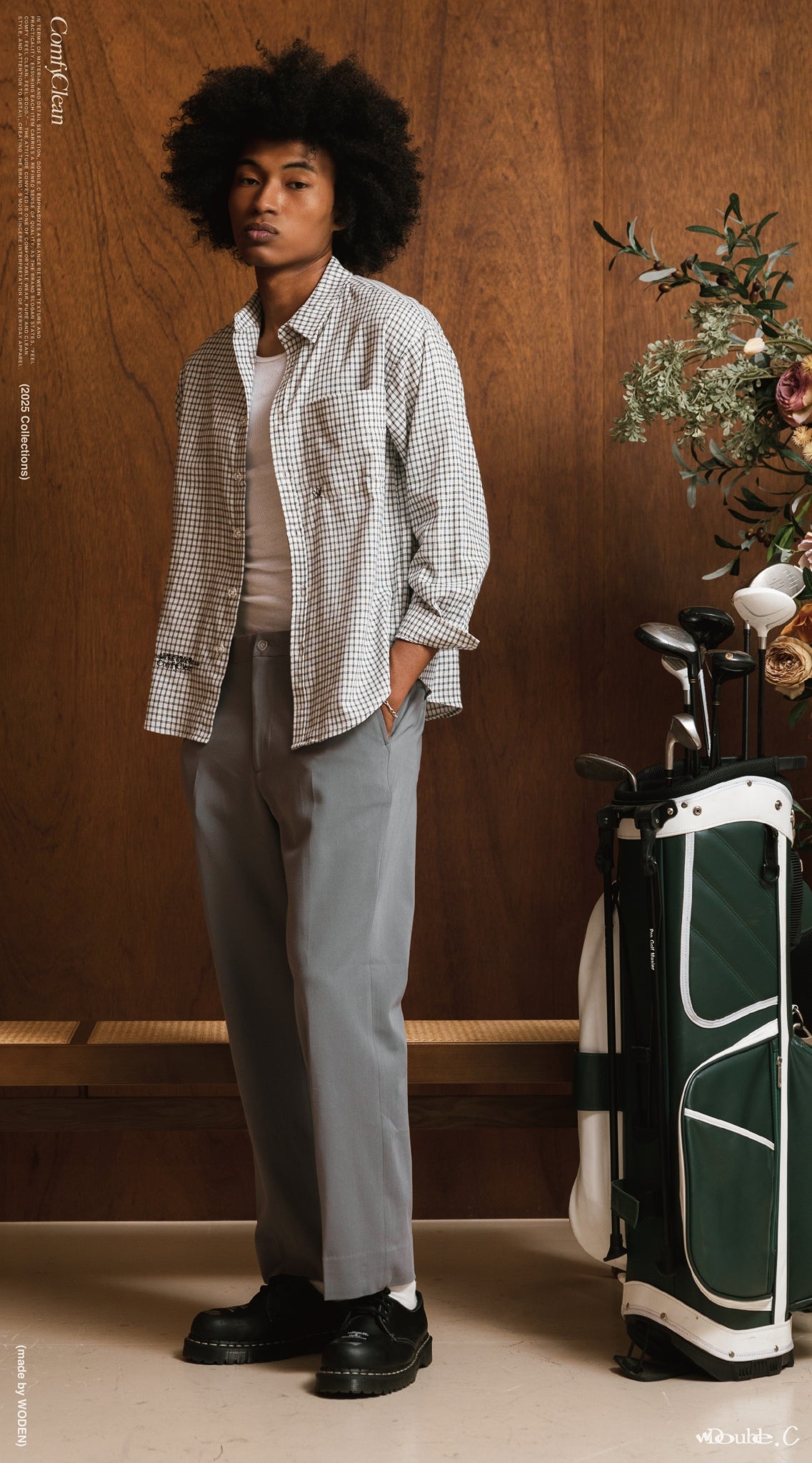 Double.C 2025 Fall & Winter Regular fit Suit Pants(D-01)