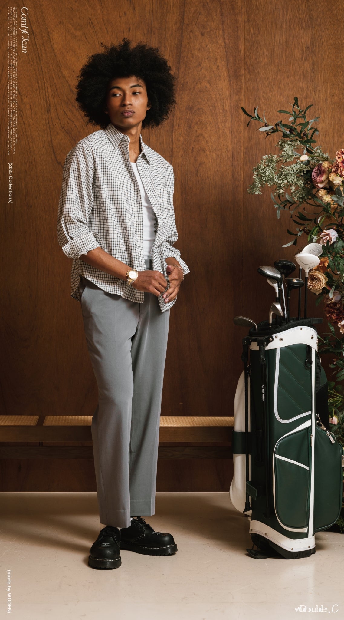 Double.C 2025 Fall & Winter Regular fit Suit Pants(D-01)