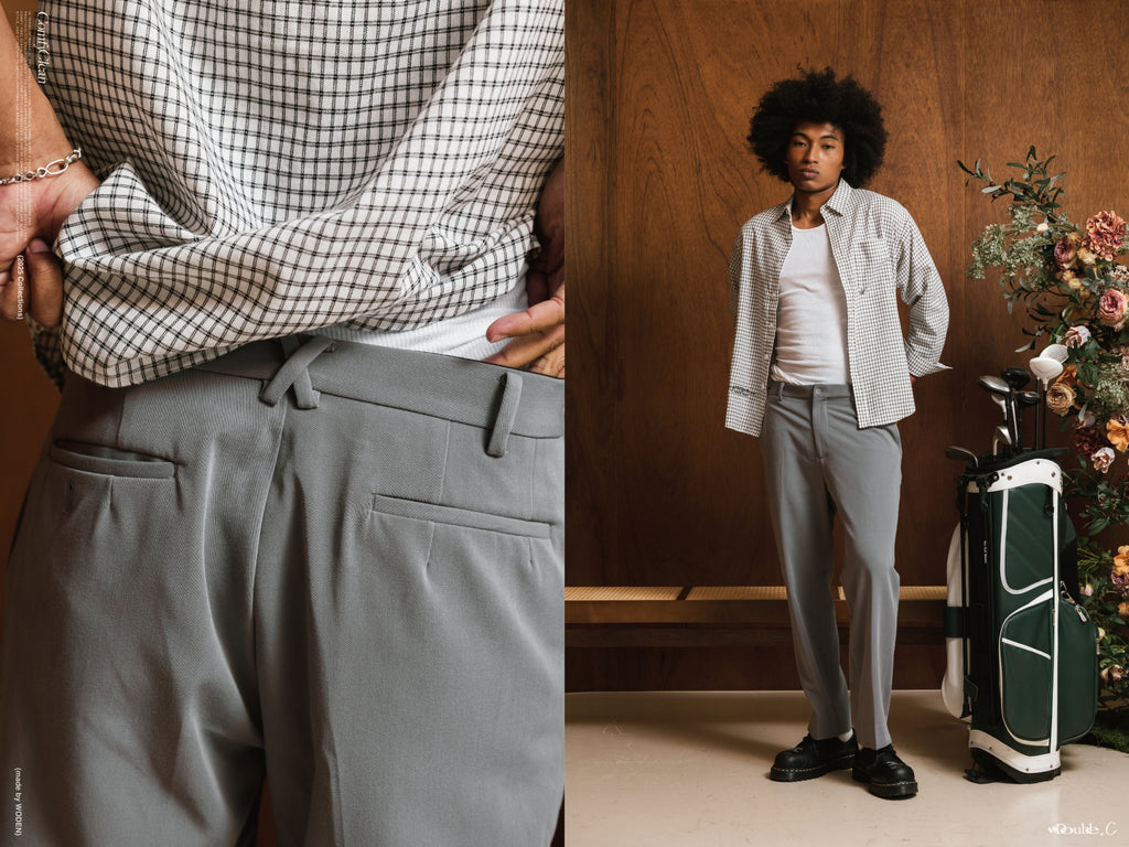Double.C 2025 Fall & Winter Regular fit Suit Pants(D-01)