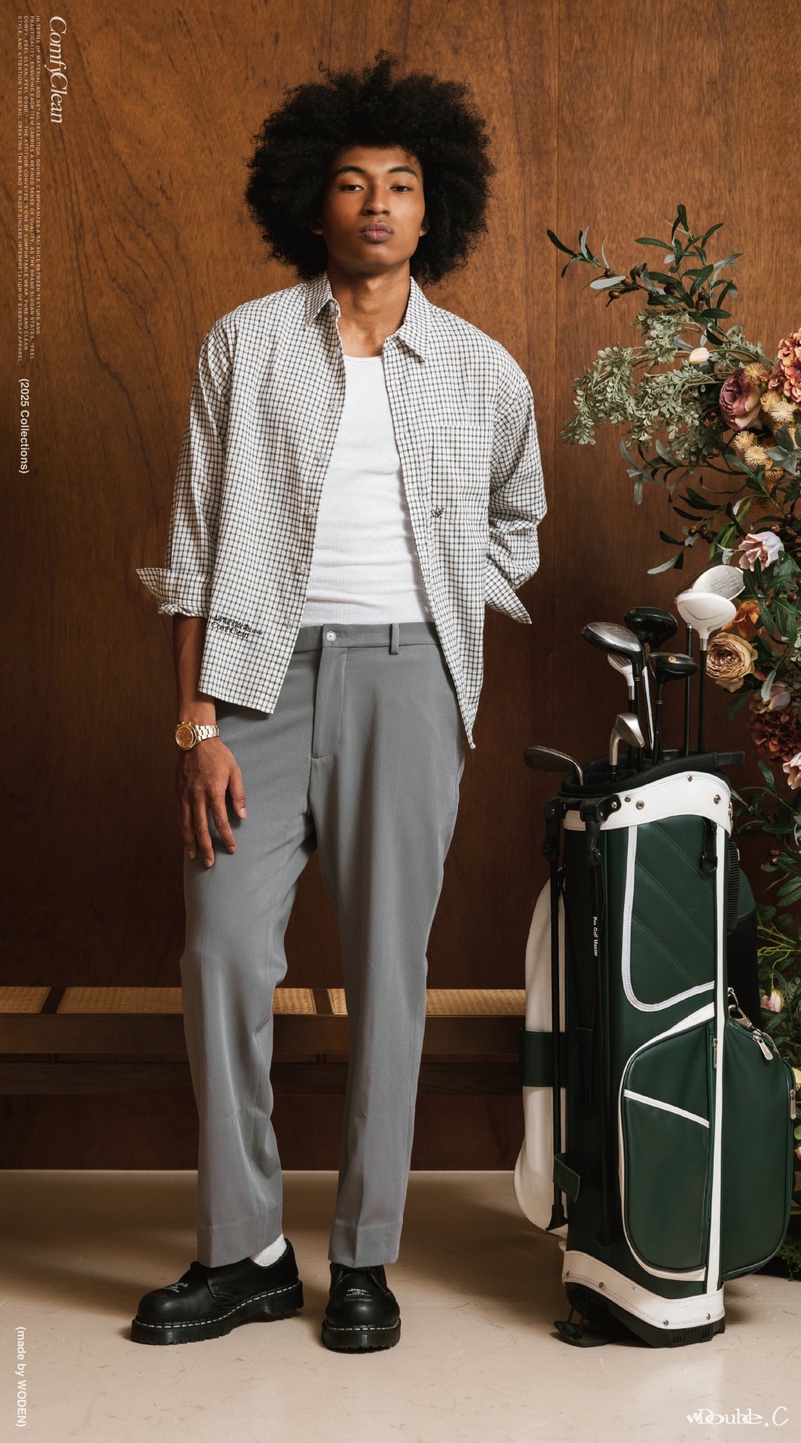 Double.C 2025 Fall & Winter Regular fit Suit Pants(D-01)