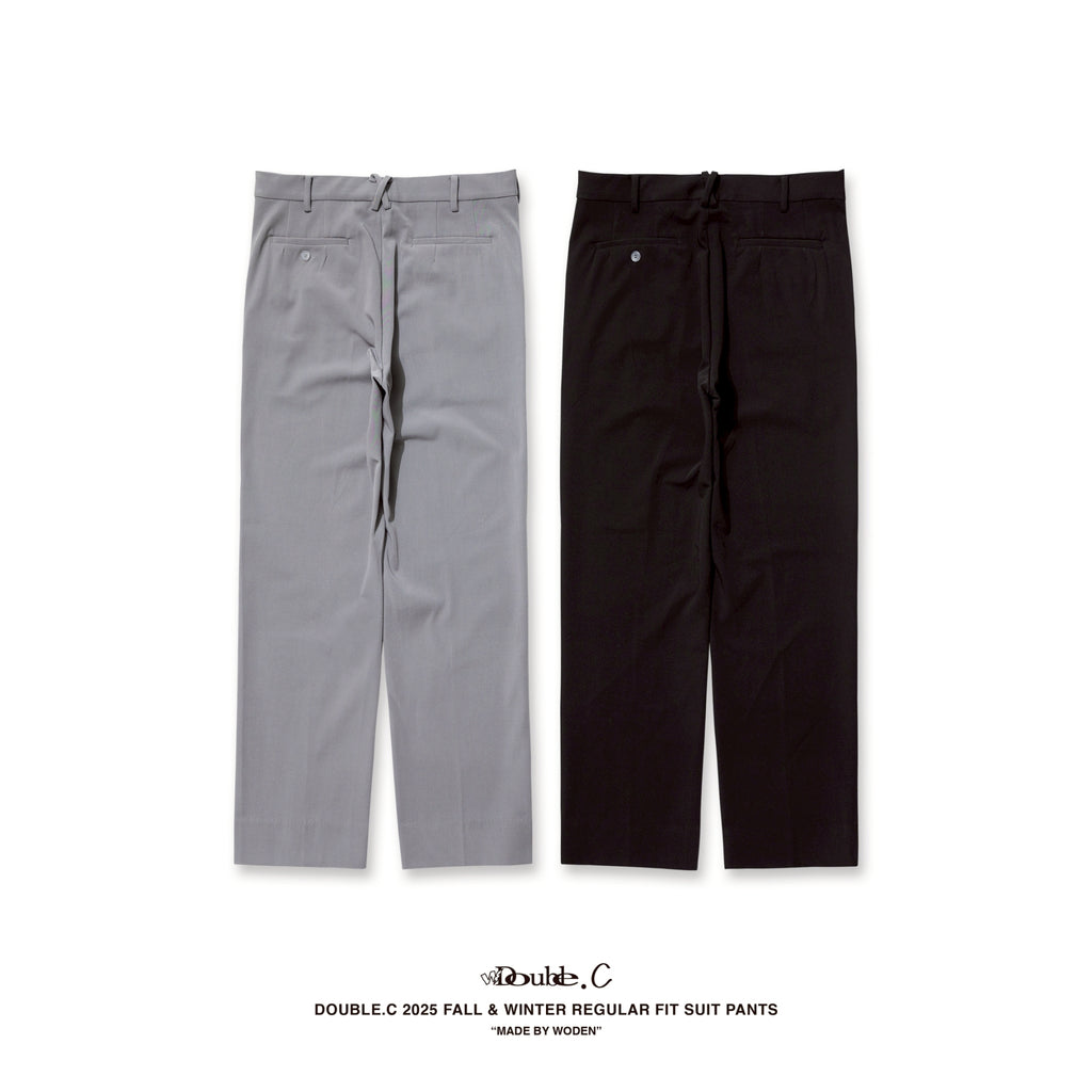 Double.C 2025 Fall & Winter Regular fit Suit Pants(D-01)