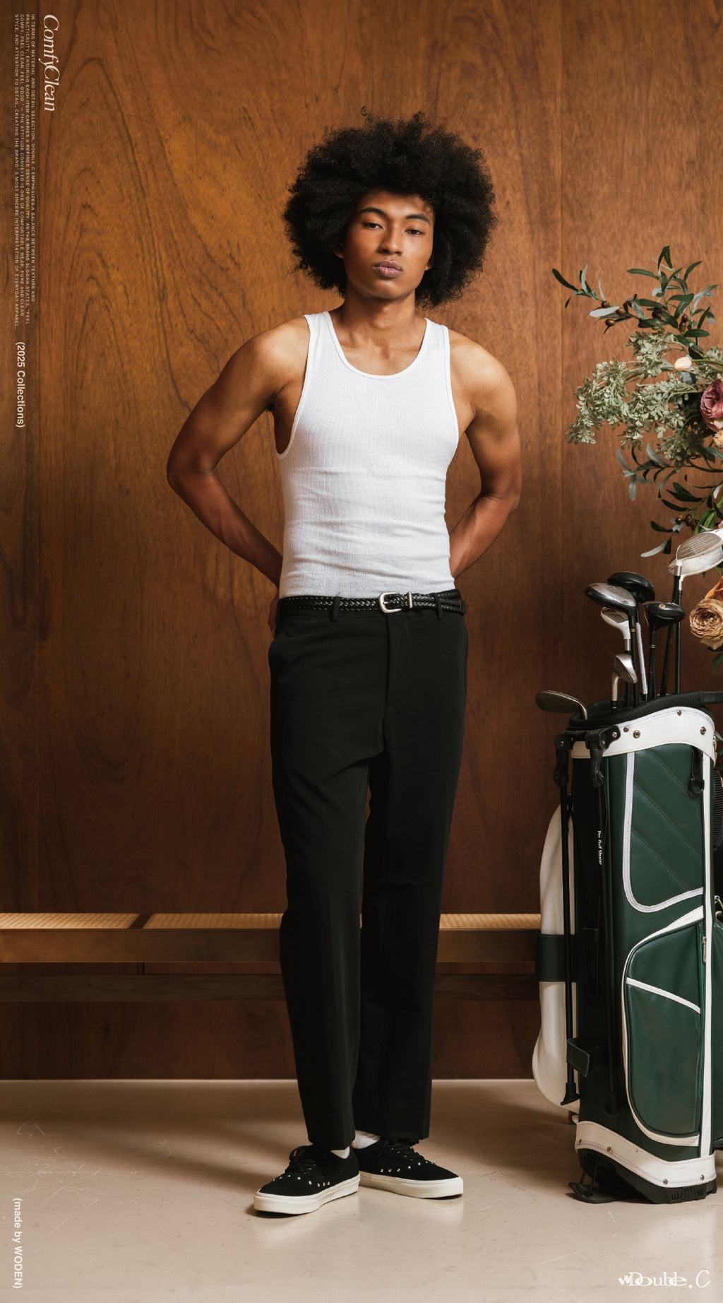 Double.C 2025 Fall & Winter Regular fit Suit Pants(D-01)