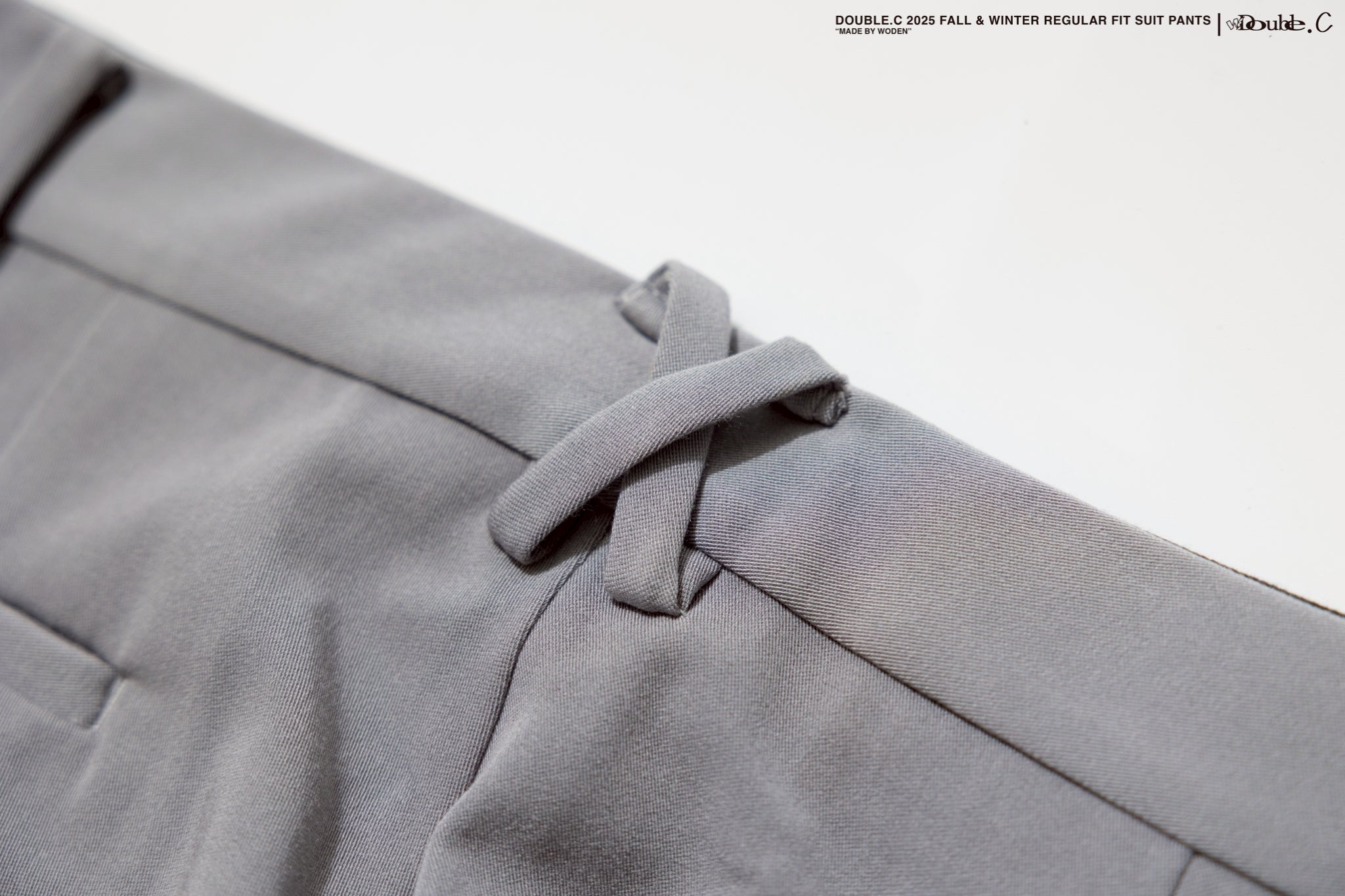 Double.C 2025 Fall & Winter Regular fit Suit Pants(D-01)