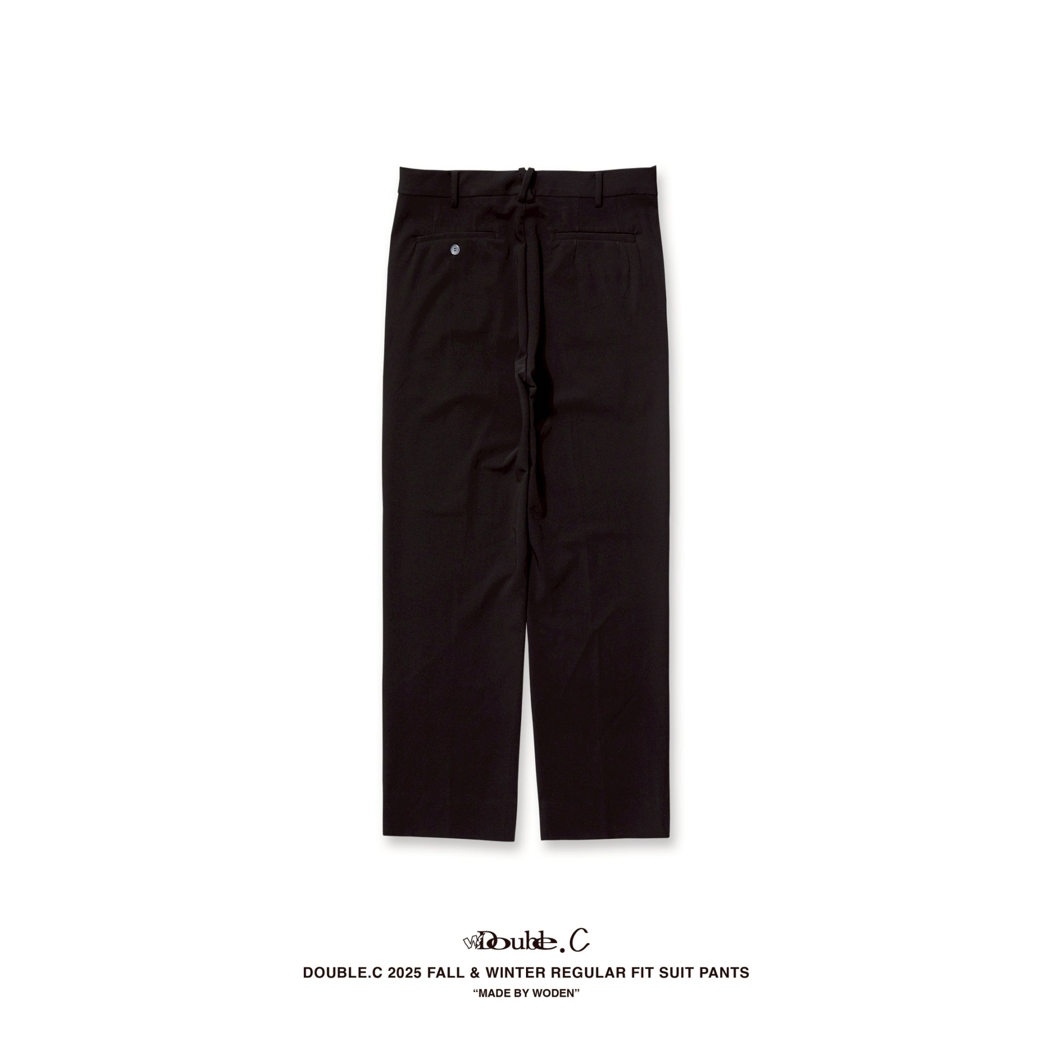 Double.C 2025 Fall & Winter Regular fit Suit Pants(D-01)