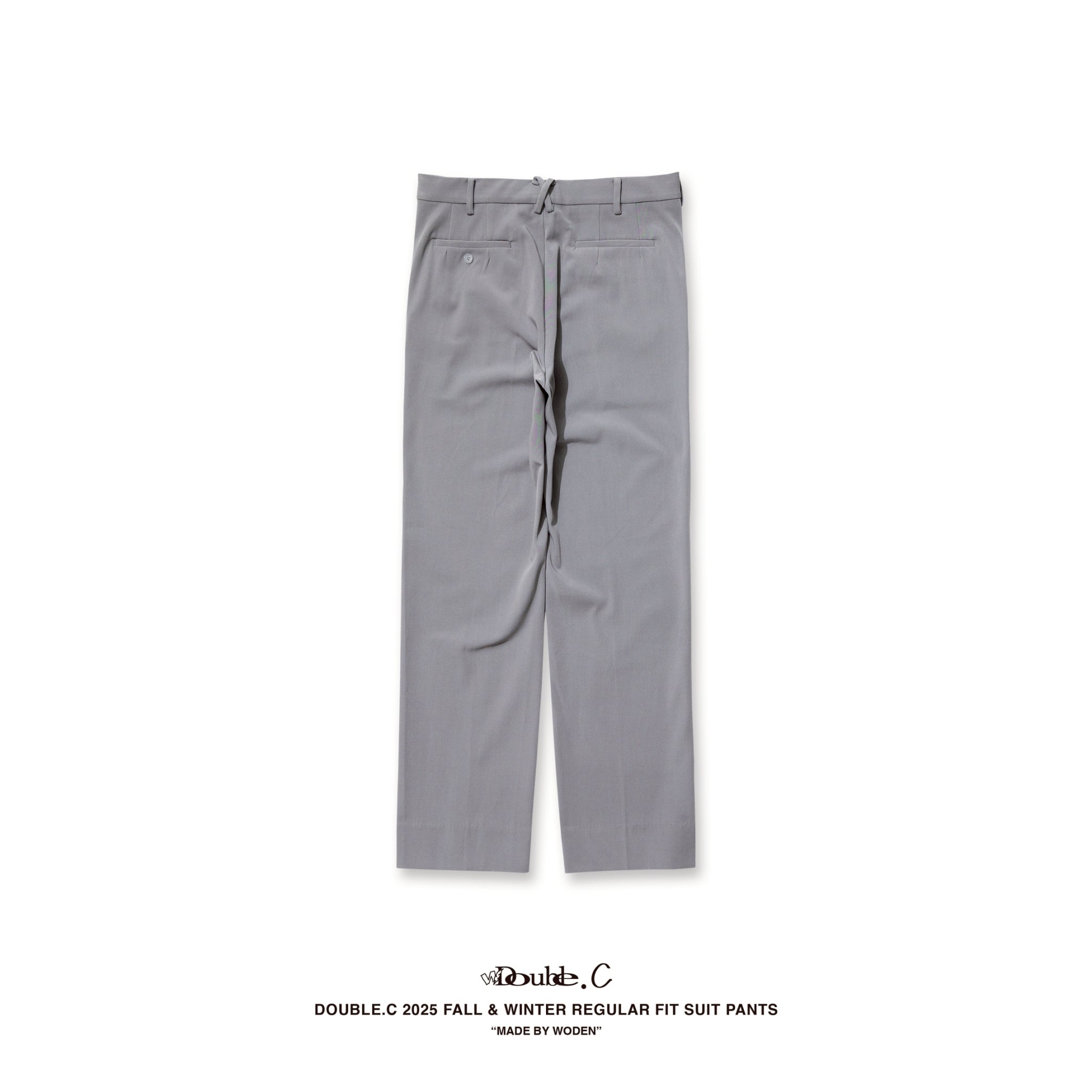 Double.C 2025 Fall & Winter Regular fit Suit Pants(D-01)