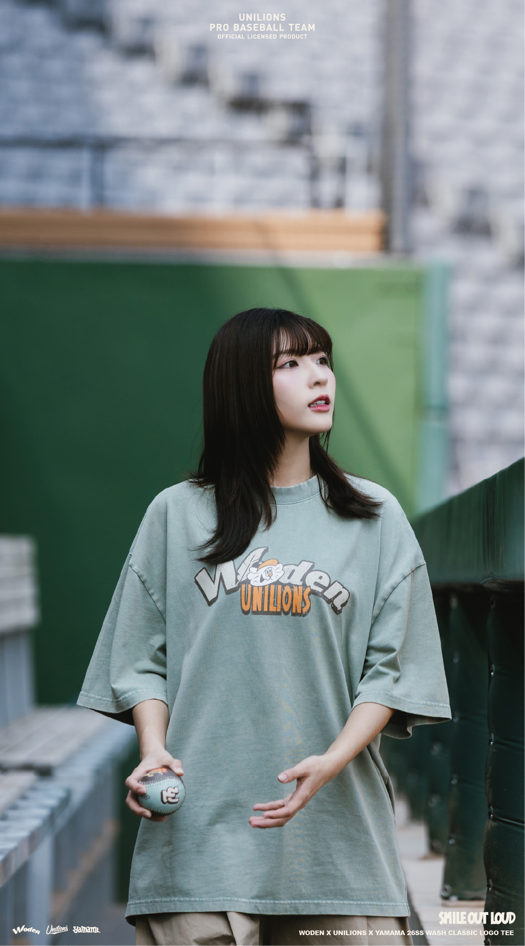 WODEN 2026 Spring & Summer 010 Unilions X YAMAMA  Wash Classic LOGO Tee