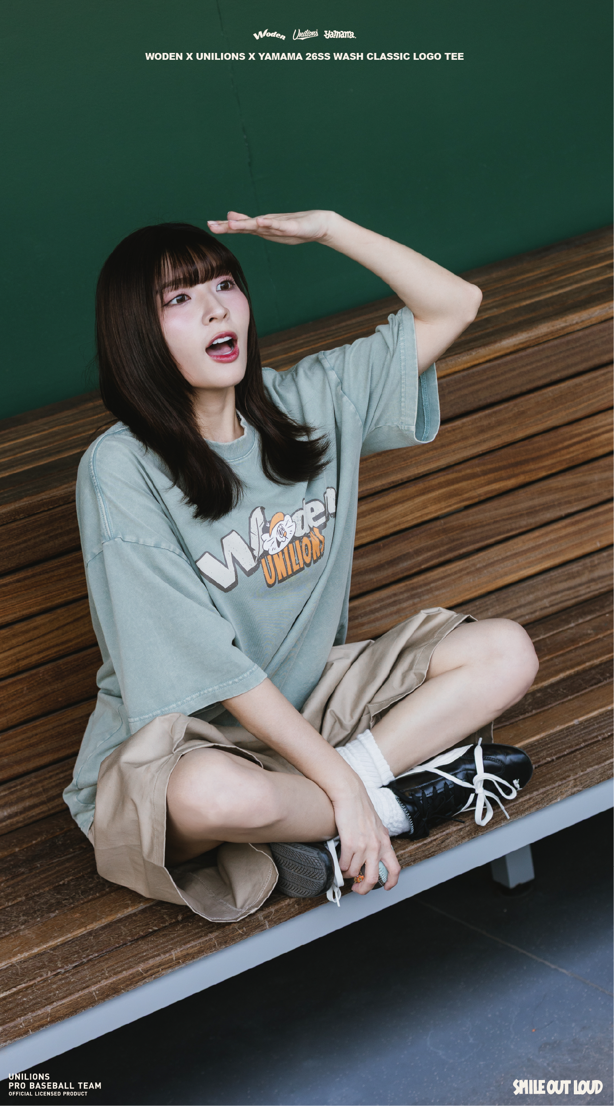 WODEN 2026 Spring & Summer 010 Unilions X YAMAMA  Wash Classic LOGO Tee