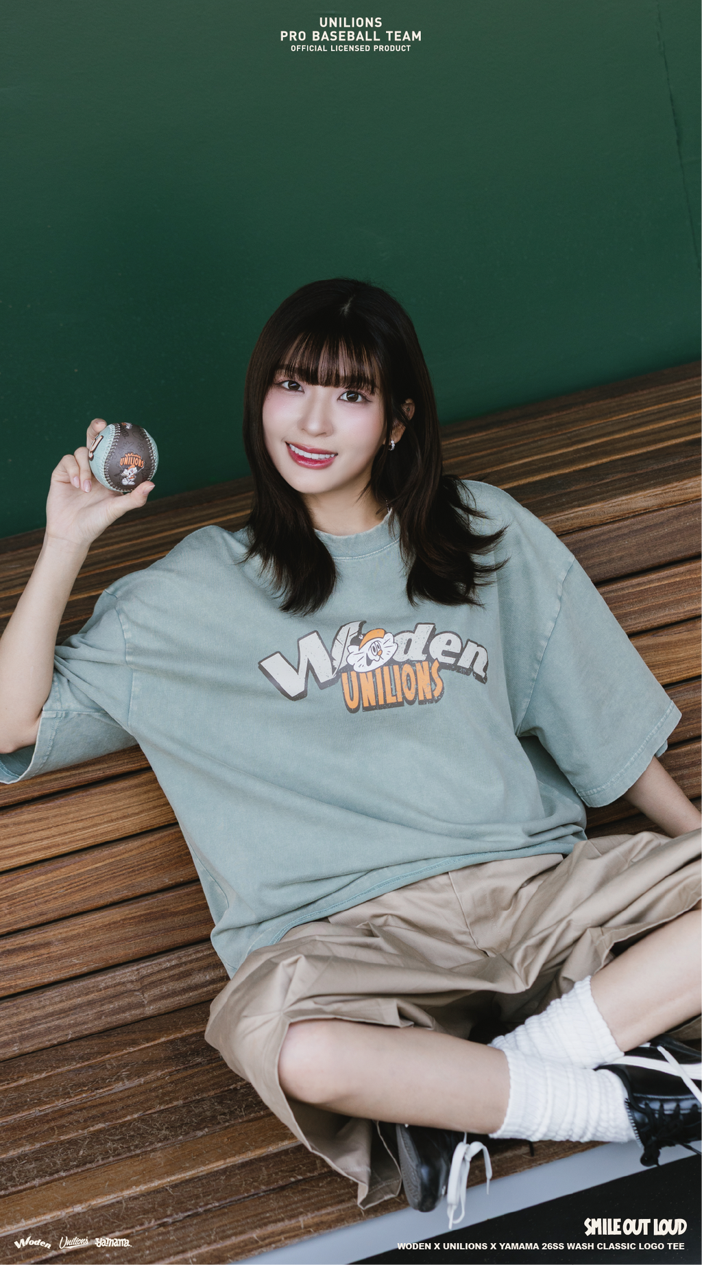 WODEN 2026 Spring & Summer 010 Unilions X YAMAMA  Wash Classic LOGO Tee