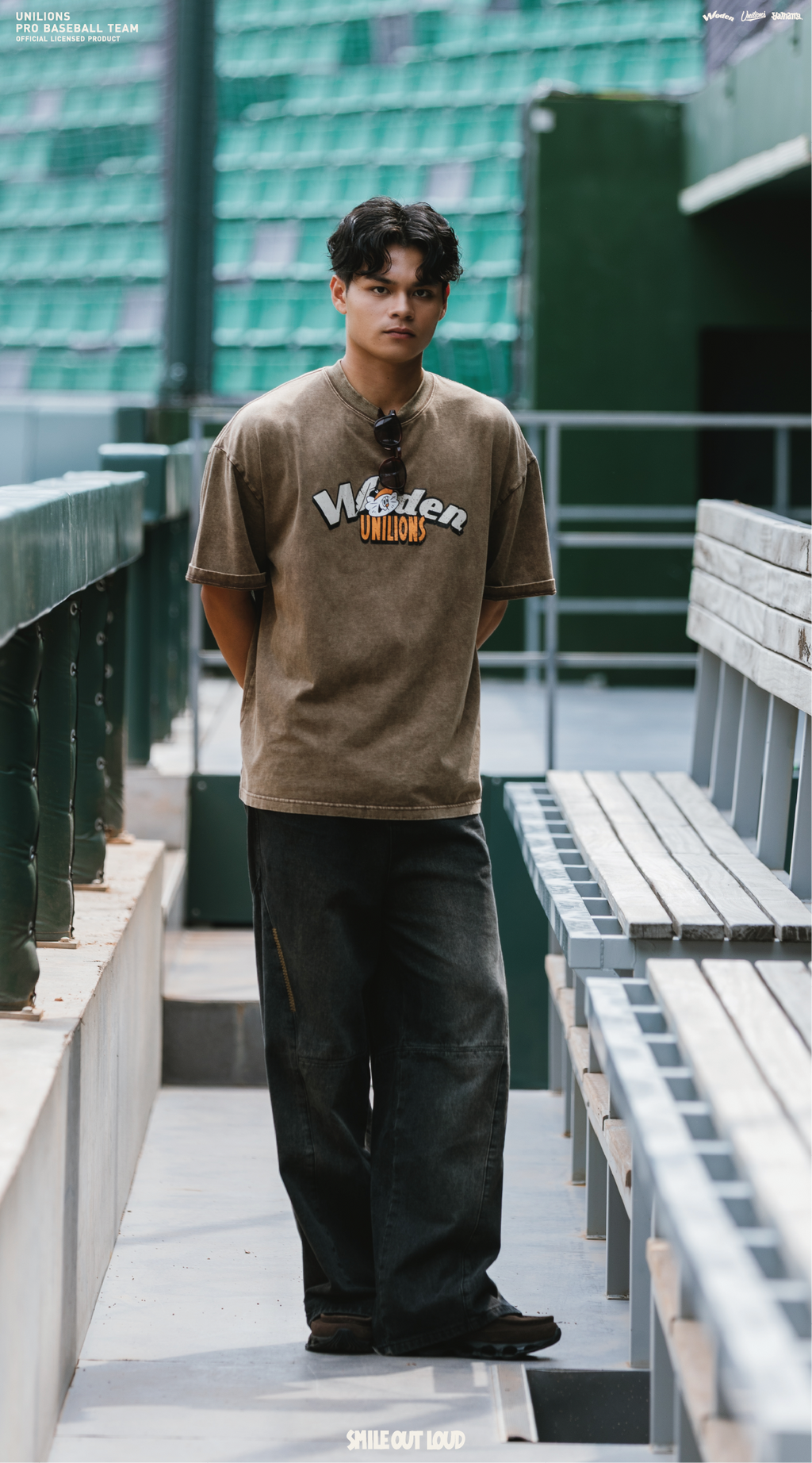 WODEN 2026 Spring & Summer 010 Unilions X YAMAMA  Wash Classic LOGO Tee