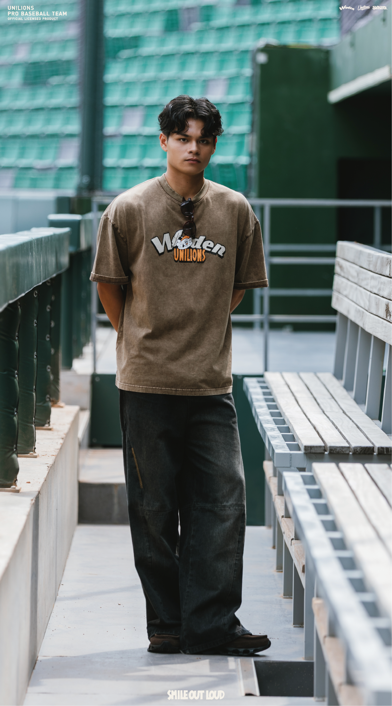 WODEN 2026 Spring & Summer 010 Unilions X YAMAMA  Wash Classic LOGO Tee