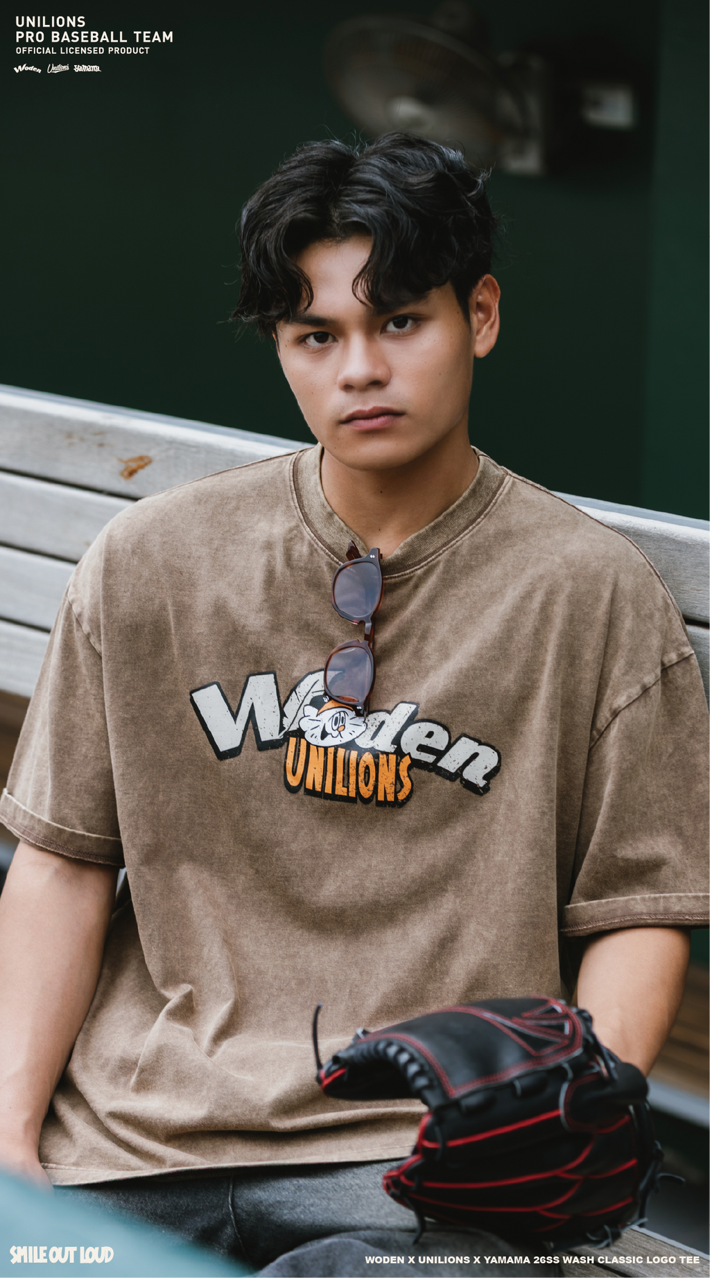 WODEN 2026 Spring & Summer 010 Unilions X YAMAMA  Wash Classic LOGO Tee