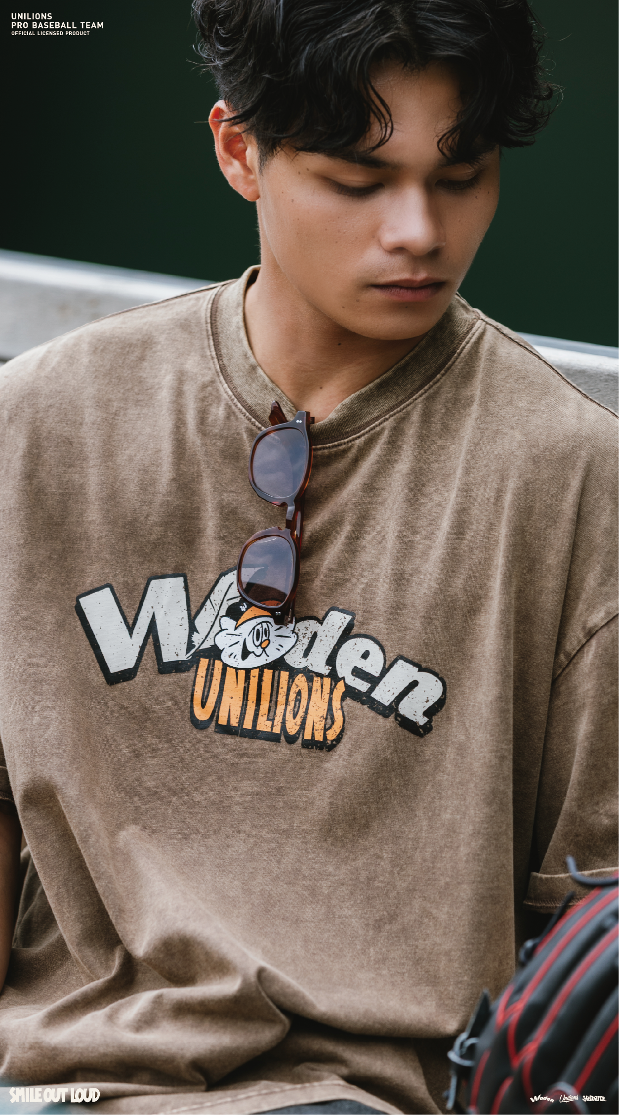 WODEN 2026 Spring & Summer 010 Unilions X YAMAMA  Wash Classic LOGO Tee