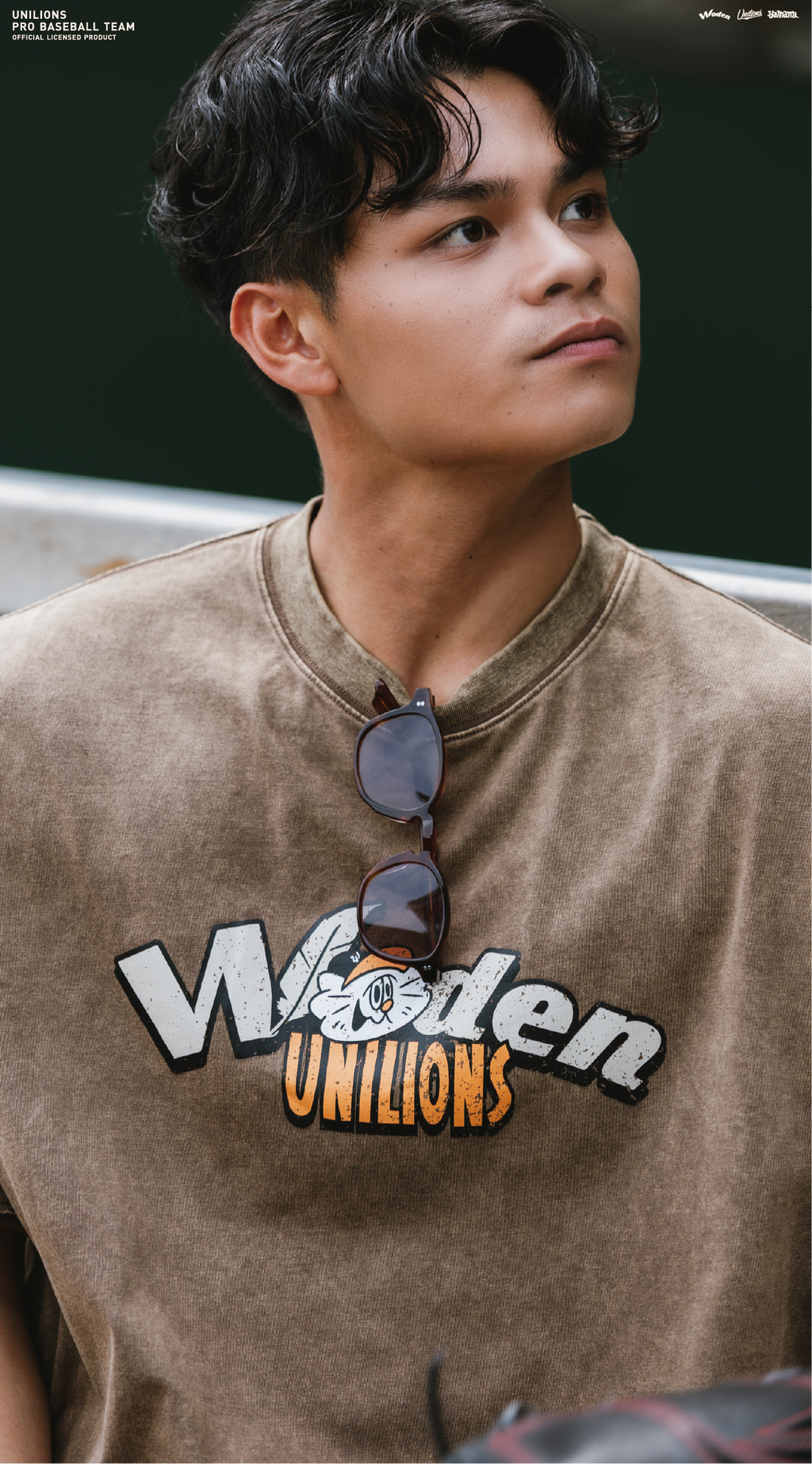 WODEN 2026 Spring & Summer 010 Unilions X YAMAMA  Wash Classic LOGO Tee
