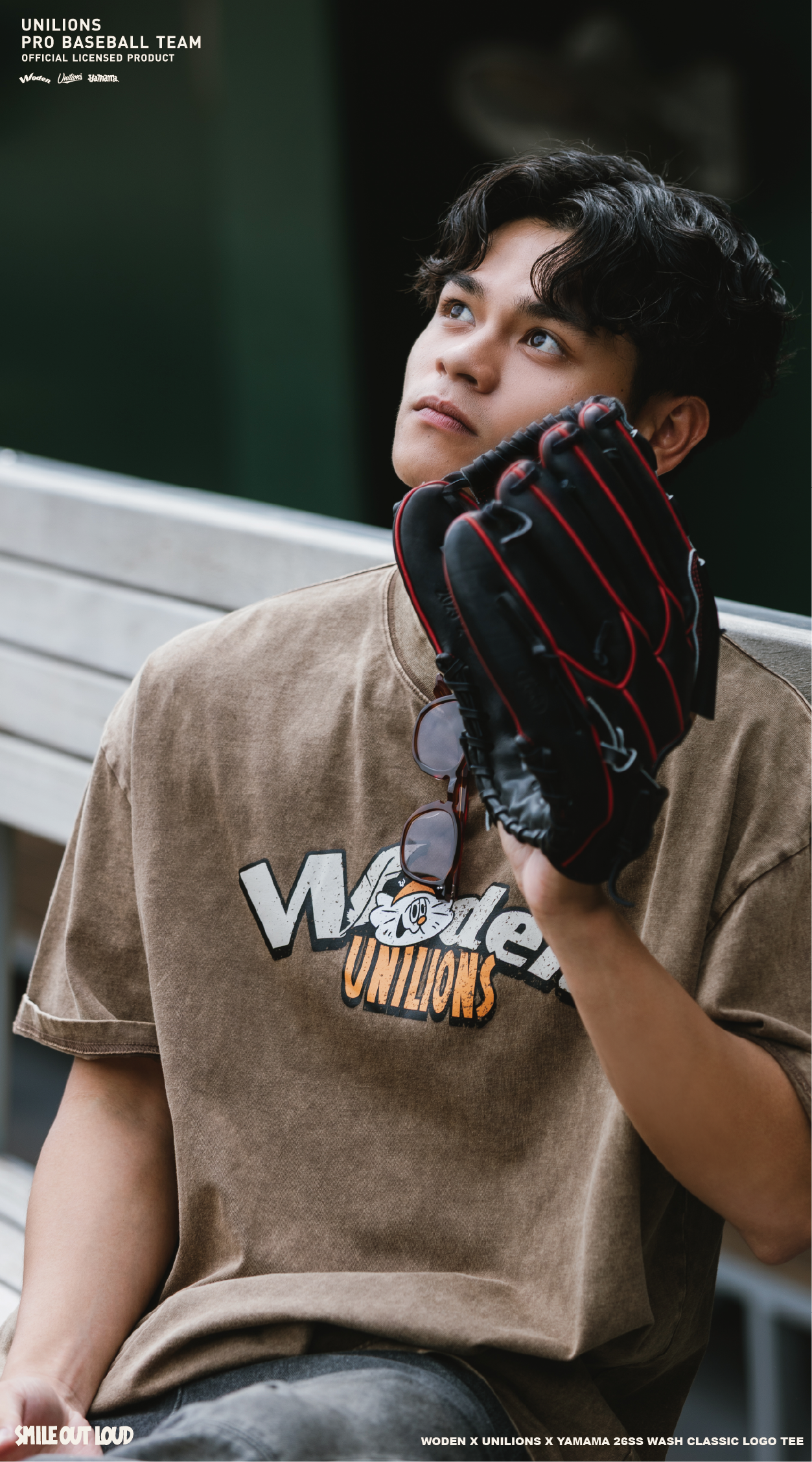 WODEN 2026 Spring & Summer 010 Unilions X YAMAMA  Wash Classic LOGO Tee