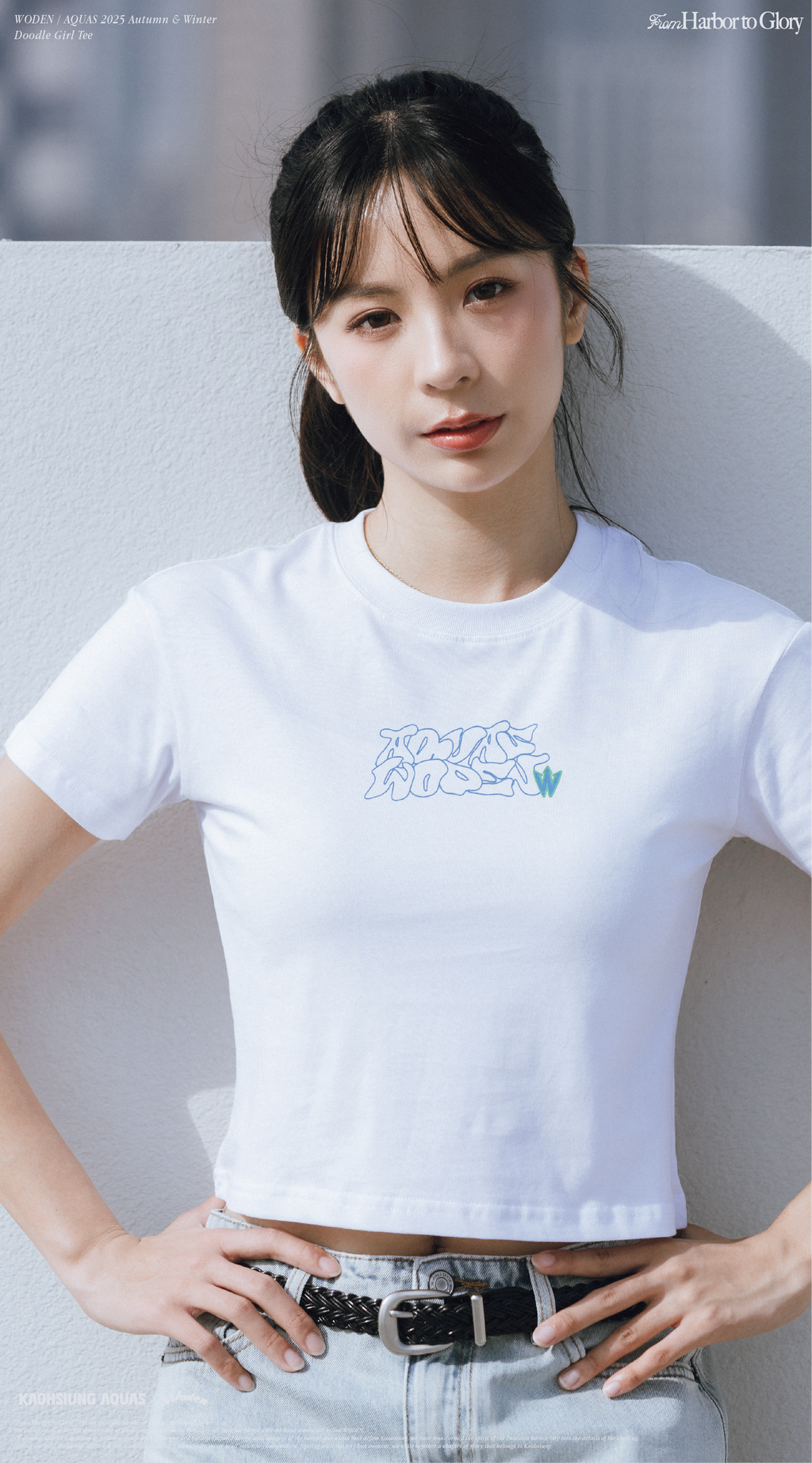 WODEN / AQUAS 2025 Autumn & Winter Doodle Girl Tee