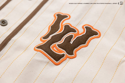 WODEN® X Unilions® 25SS Pin stripes Baseball Jersey