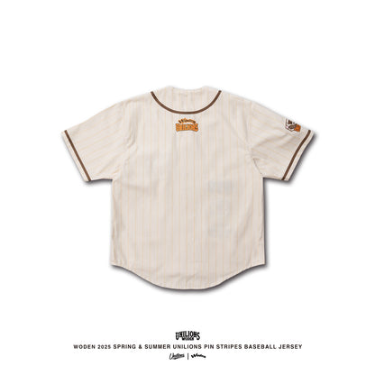 WODEN® X Unilions® 25SS Pin stripes Baseball Jersey