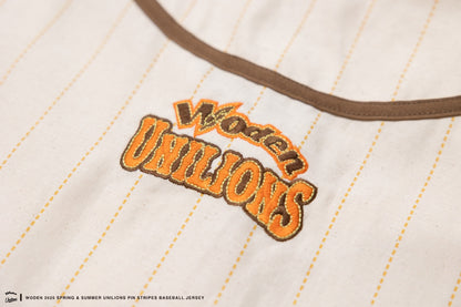 WODEN® X Unilions® 25SS Pin stripes Baseball Jersey