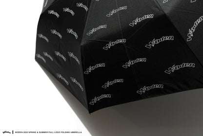 WODEN 2023 Spring & Summer 076 Full LOGO Folding Umbrella